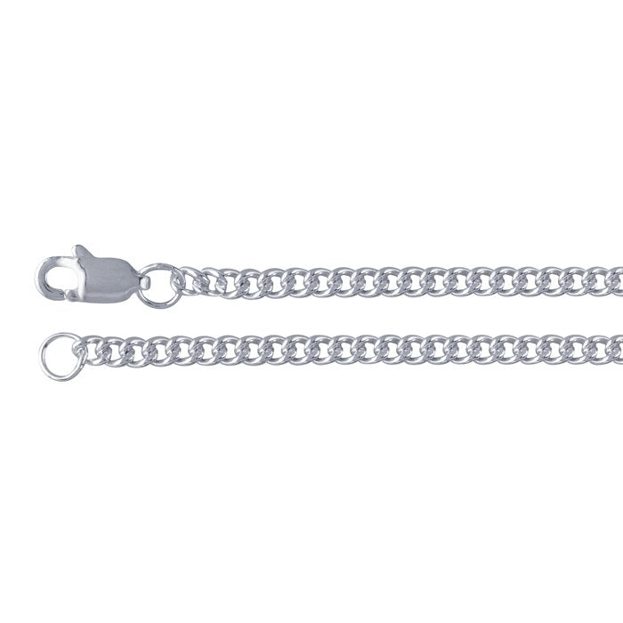 Sterling Silver Men's Curb Chain
