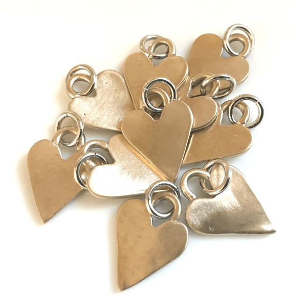 Bronze Heart Charm