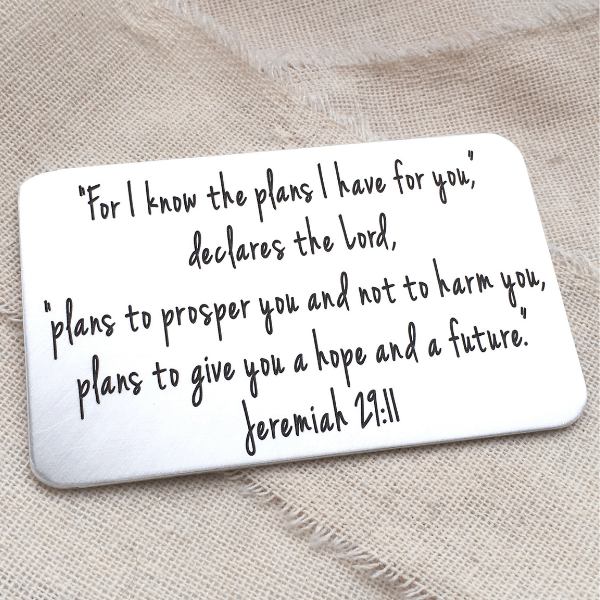 Personalized Custom Engraved Wallet Card Insert | Actual Handwriting Option Available