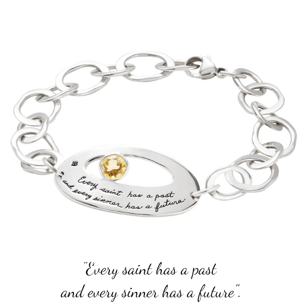 Saint or Sinner Sterling Silver Link Bracelet | BB Becker