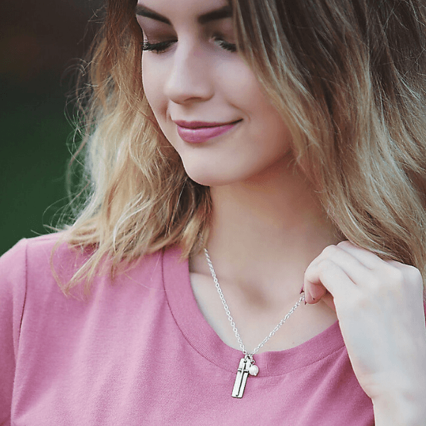 Faith of a Mustard Seed Fine Pewter Necklace | The Vintage Pearl