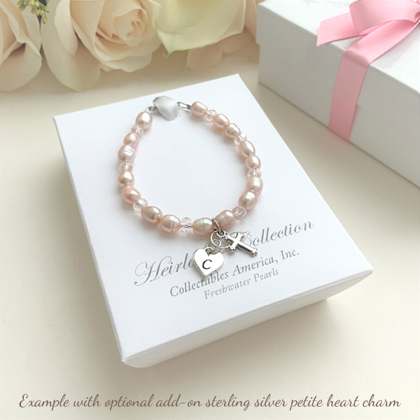 Sterling Silver Initial Charms | Petite Heart Shape Alphabet Letter Charm