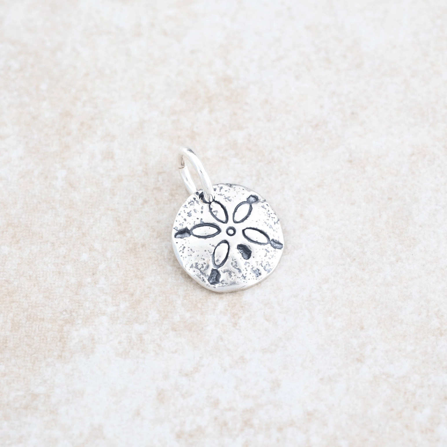 Sterling Silver Sand Dollar Pendant Necklace | Ephesians 3:18