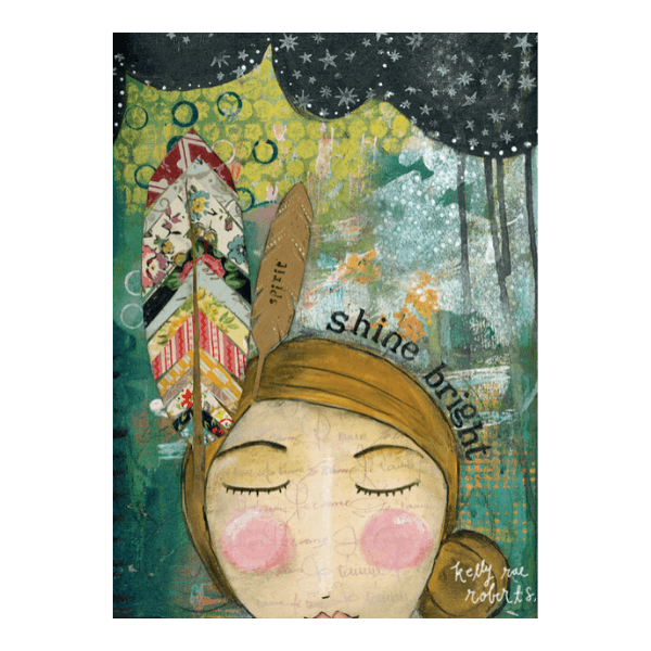 Kelly Rae Roberts Shine Bright Matted Print | Artist Signed