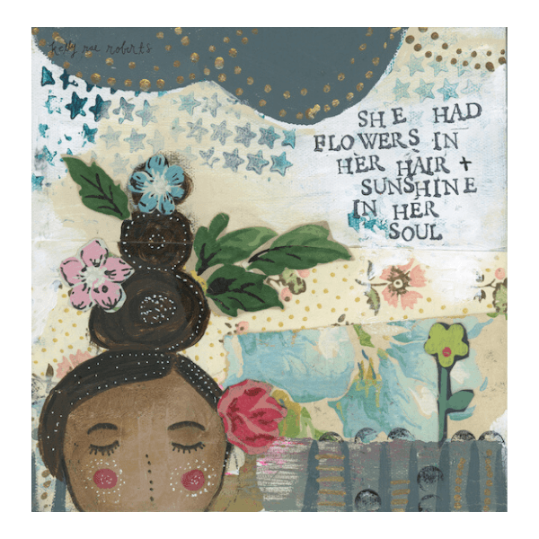 Kelly Rae Roberts Sunshine in Her Soul Matted Print | Artist Signed