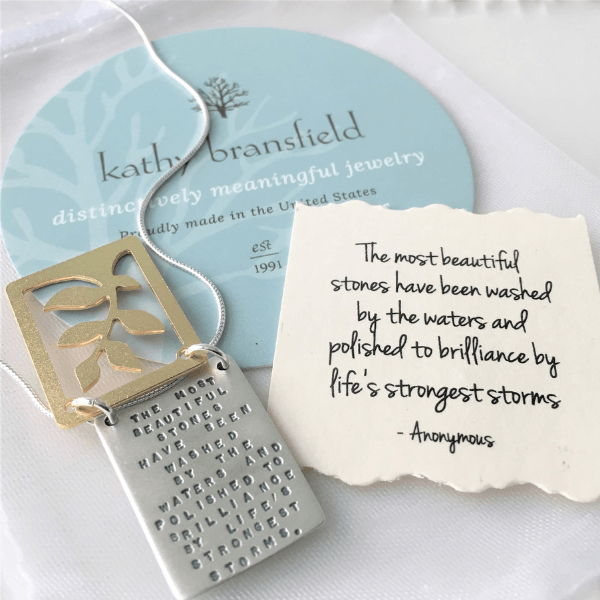 The Most Beautiful Stones Sterling Silver Necklace | Kathy Bransfield